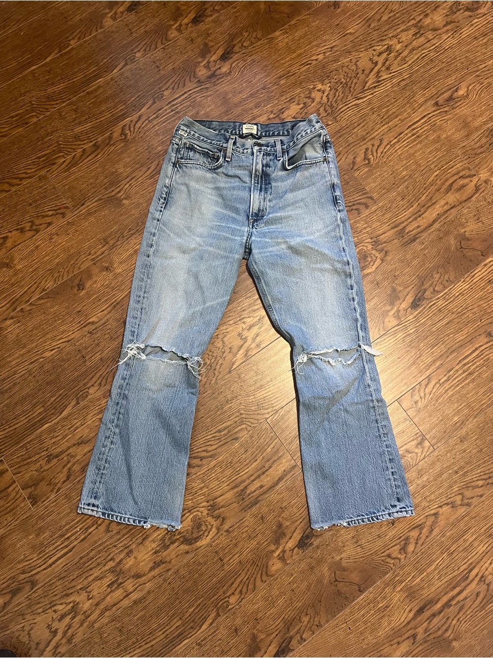 Citizens of Humanity Classic High Rise Flare Estella Women's Distressed Jeans